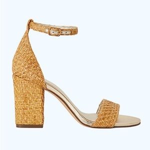 BRAND NEW WITH TAGS LILLY PULITZER Amber Lynn Sandal in Natural.
